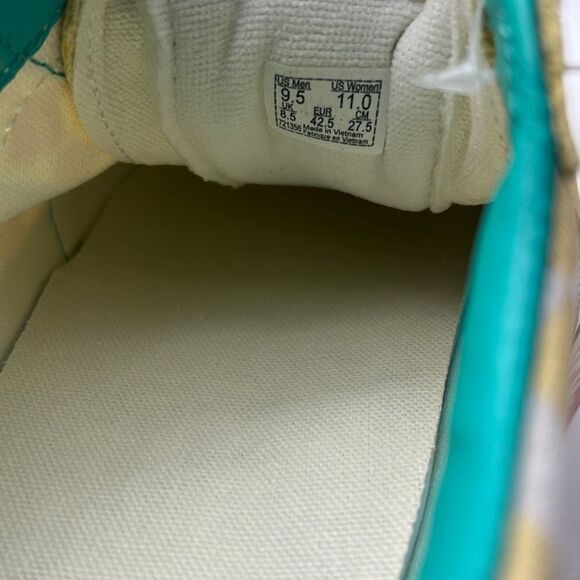 Vans‎ SK8 Low yellow green casual skater sneaker shoes NWB Men 9.5 / women 11 - Picture 3 of 4